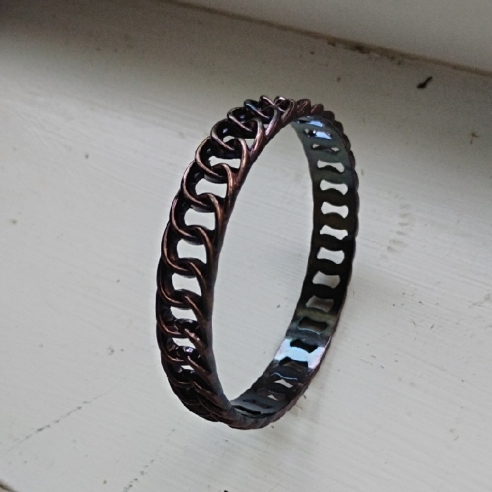 Copper Chain Link Bracelet